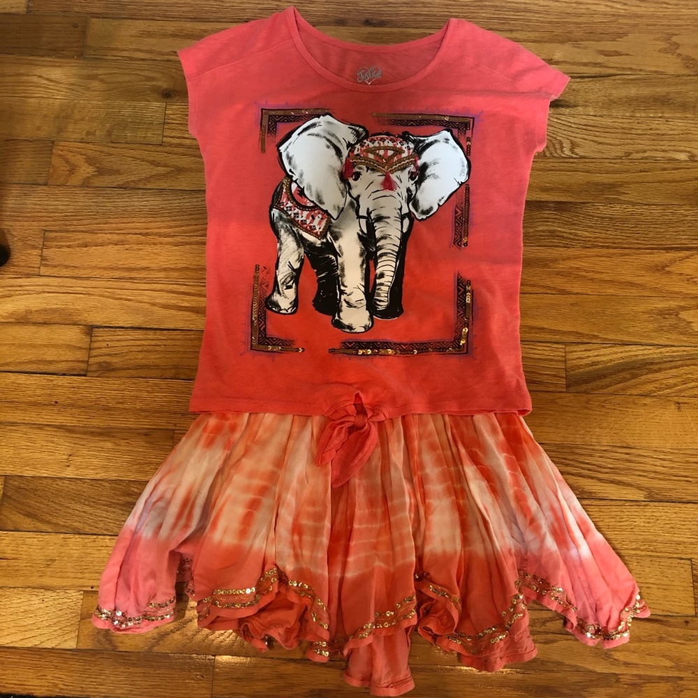 Girl’s Justice Skirt Set
